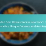 Hidden Gem Restaurants in New York: Local Favorites, Unique Cuisines, and Ambiance