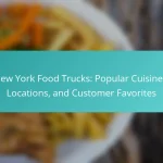 New York Food Trucks: Popular Cuisines, Locations, and Customer Favorites